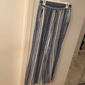 Drew Anthropologie linen blend pant Medium